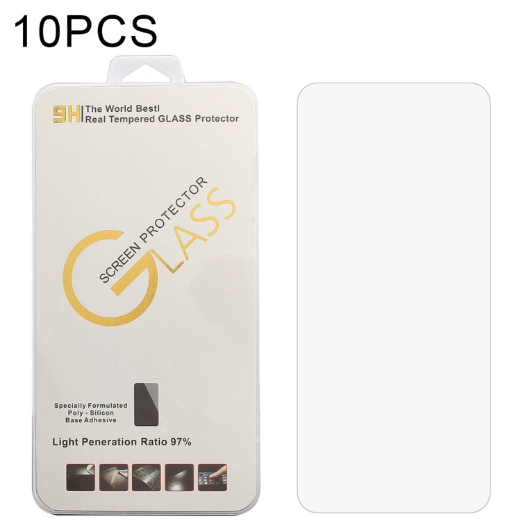 10-pack tempered glass screen protectors for Ulefone Note 11P, 2.5D edges