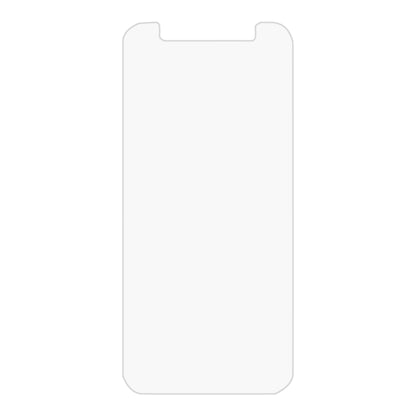 Tempered glass screen protector film with cutouts for speaker and sensors