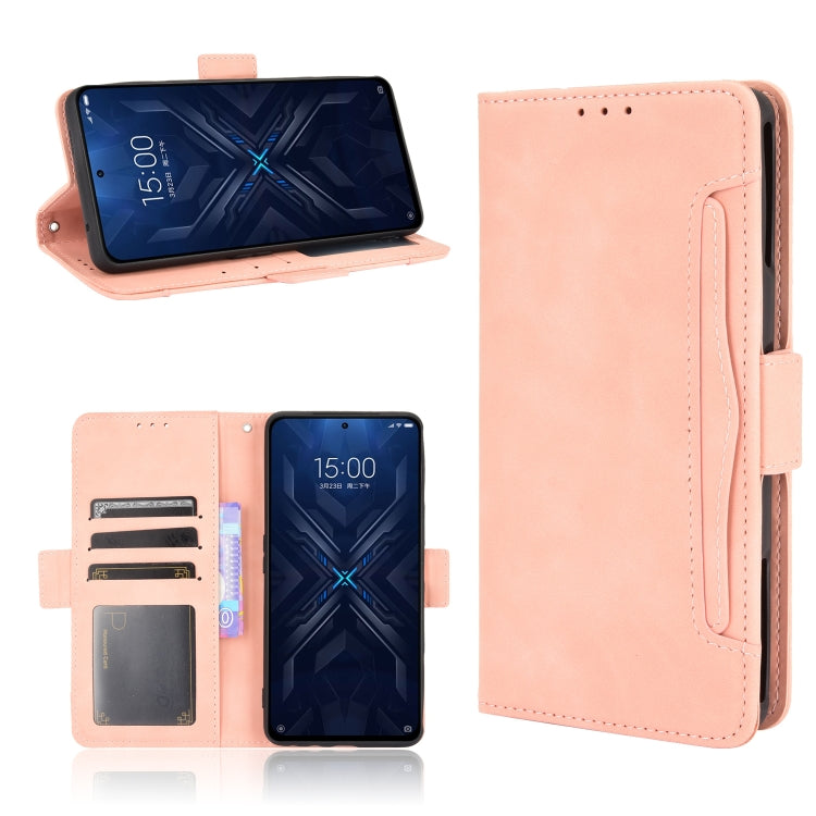 Pink horizontal flip leather phone case with card slots and holder pocket