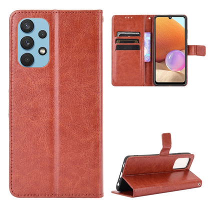 Terracotta brown leather flip phone case with card slots and camera cutout; stand.