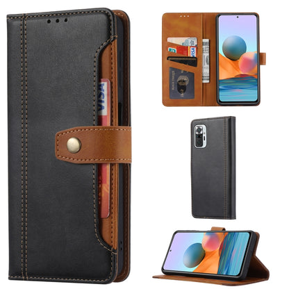 Black leather phone wallet case with photo window, card slots, and flip cover.