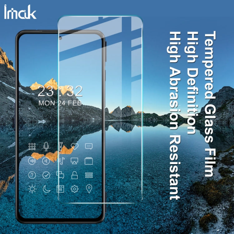 Tempered glass film for Black Shark 4 Pro, clear screen cover with edge protection