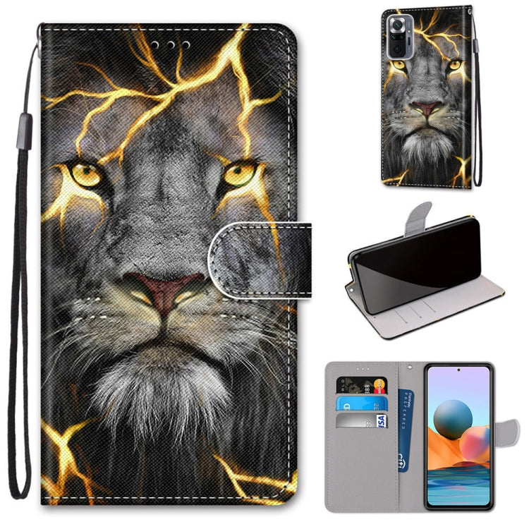 PU leather phone wallet case with lanyard, flip cover, and card holder—black cat with gold lines