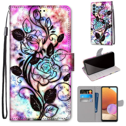 Pastel rose and butterfly PU leather flip phone wallet case with card slots and strap.