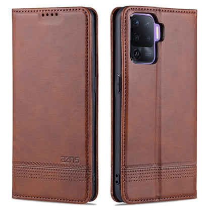 Magnetic flip leather phone case with card slots, dark brown finish with stitched trim