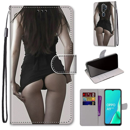 Black-and-white fashion photo patterned PU leather flip phone wallet case with card slots