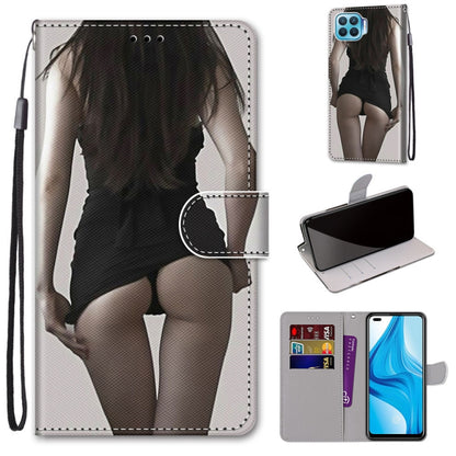 Woman silhouette PU leather phone wallet case with card slots and wrist strap