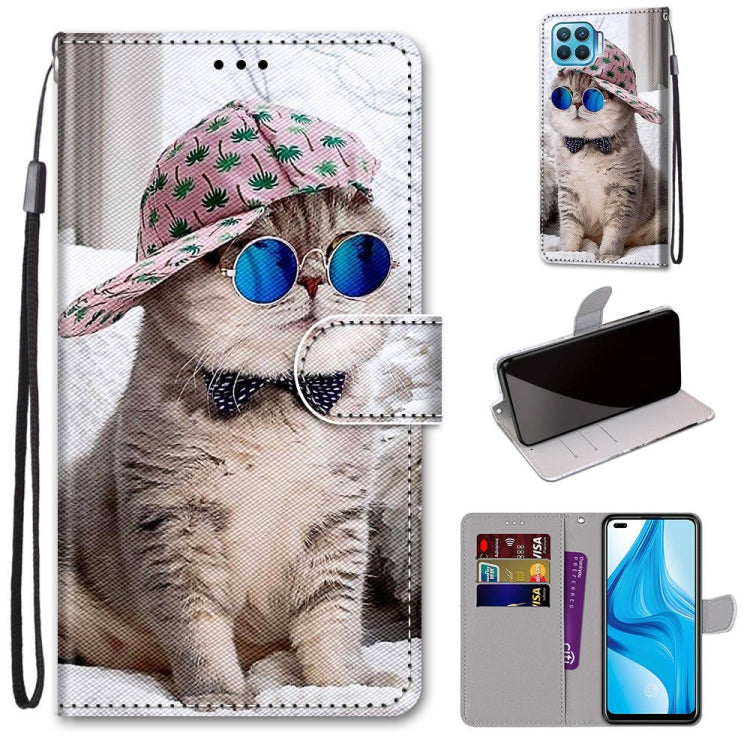 Dog portrait PU leather phone wallet case with card slots and flip cover, wrist strap