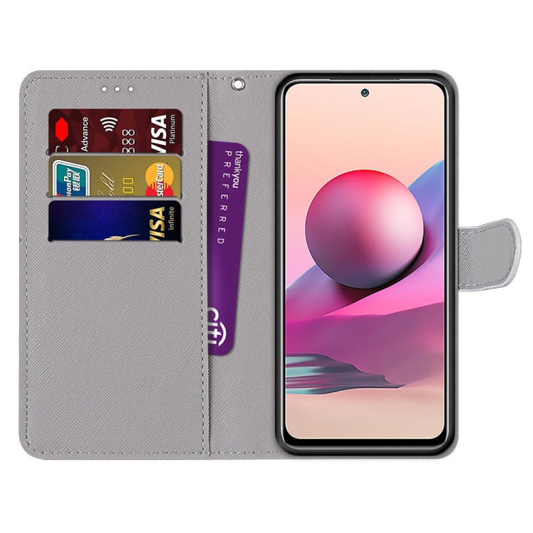 PU leather flip phone wallet case with card slots and gray interior, magnetic clasp
