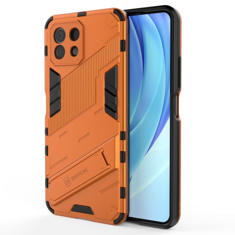 Orange Punk Armor 2-in-1 phone case for Xiaomi Mi 11 Lite with armor shockproof design