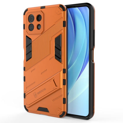 Orange Punk Armor 2-in-1 phone case for Xiaomi Mi 11 Lite with armor shockproof design