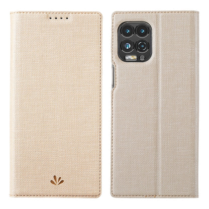 Beige magnetic flip folio phone case with TPU bumper and card slot