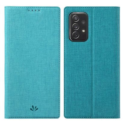 Magnetic flip phone case in turquoise with camera cutout and top speaker holes.