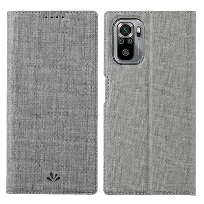 Magnetic flip phone case, light gray fabric with front flap and camera cutout