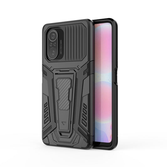 Black rugged armored phone case with raised camera protection and tactile grip pattern