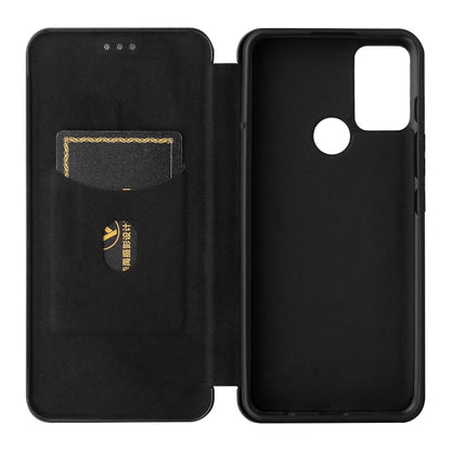 Magnetic flip case open with card slot and phone cover, black