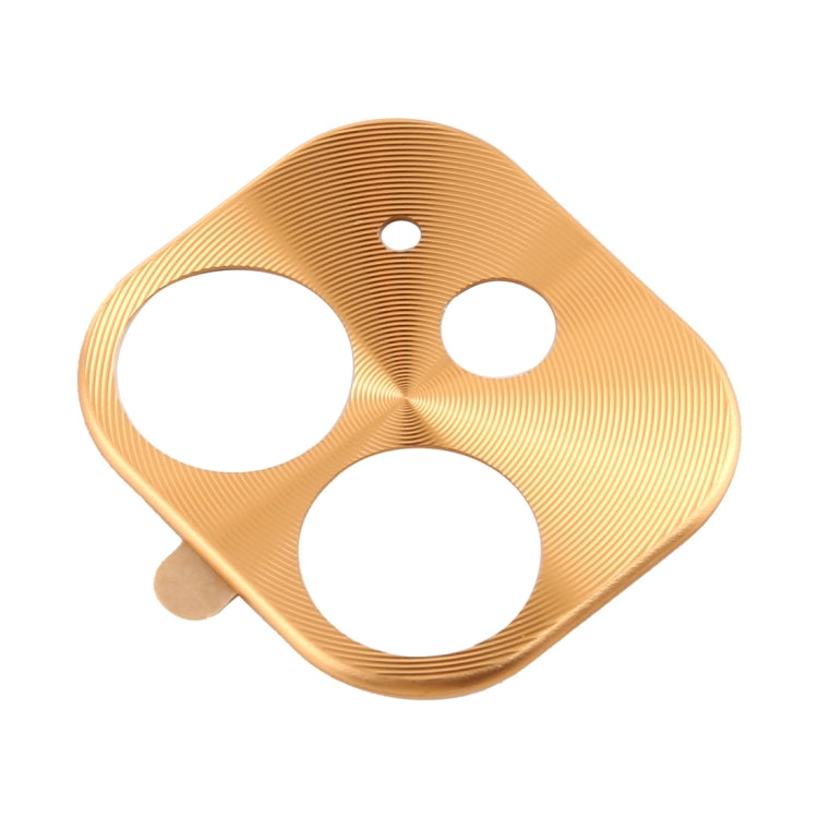 Gold cardboard-style rear camera lens protective film with cutouts