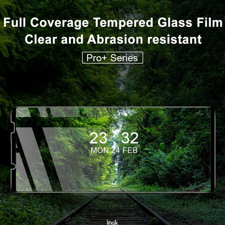 Tempered glass screen protector film, full coverage, clear, Pro+ series