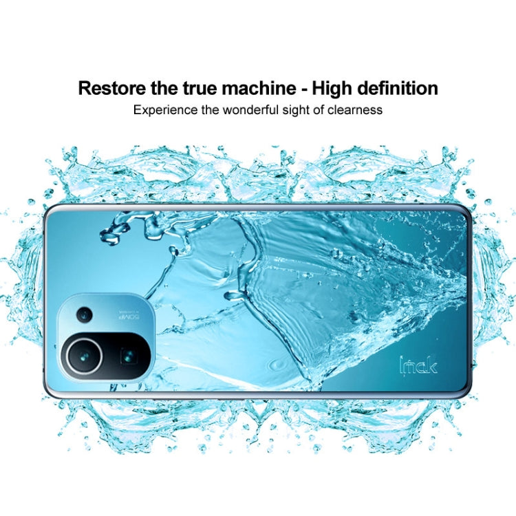 Clear protective TPU case for a phone with dual camera cutout and raised bezel