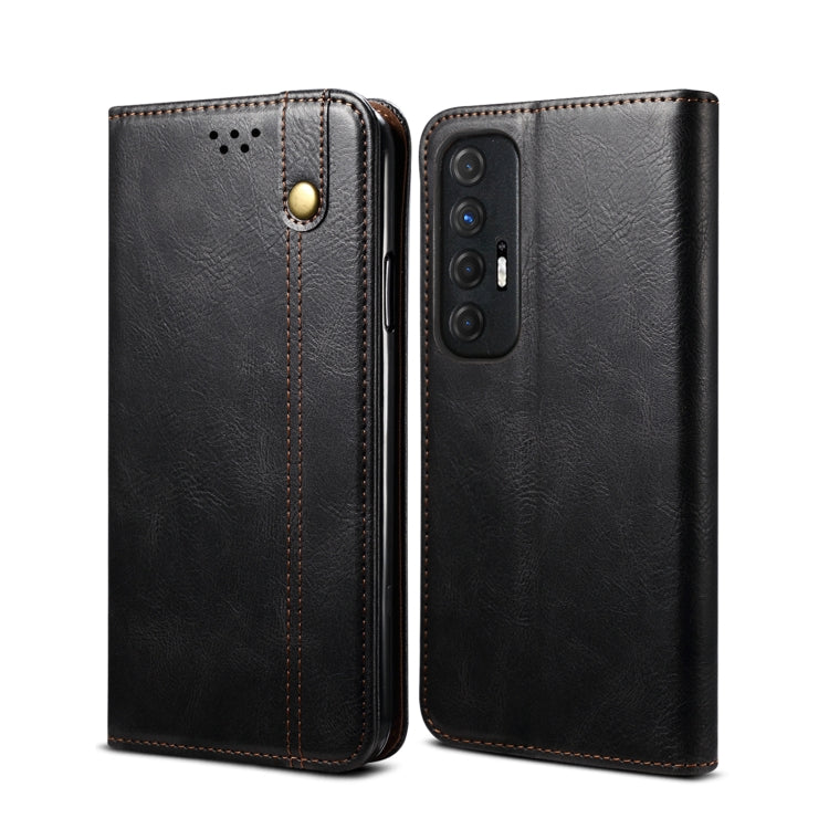 Black horizontal flip leather wallet phone case with card slots and camera cutout
