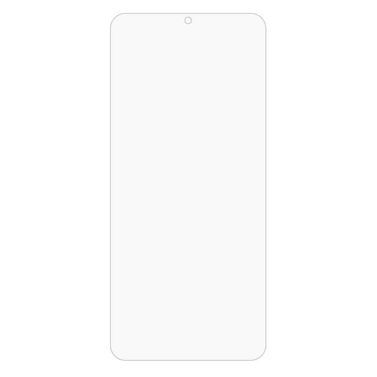 Clear tempered glass screen protector sheet with 2.5D curved edges