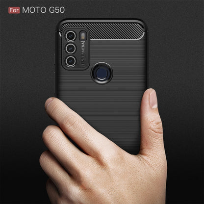 Black brushed TPU phone case back view with camera cluster and circular ring