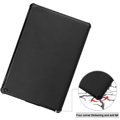 Black flip leather case with reinforced corner protection