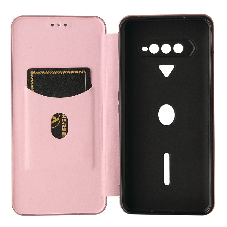 Pink magnetic flip phone case with built-in card slot and inner cover