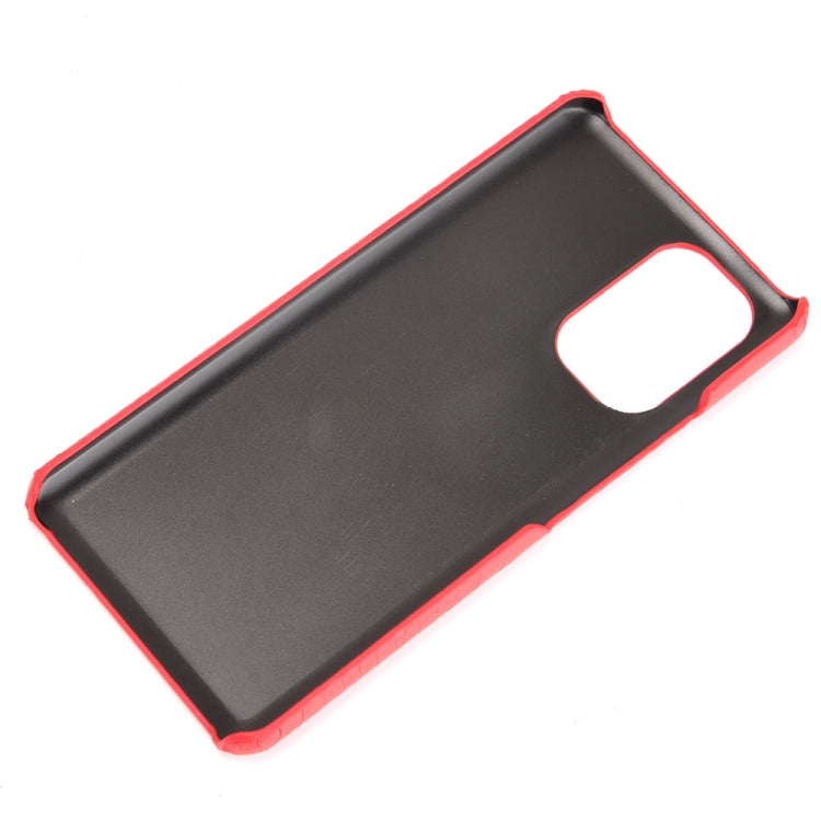 Black shockproof phone case with red border and camera opening
