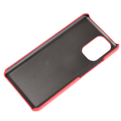 Black shockproof phone case with red border and camera opening