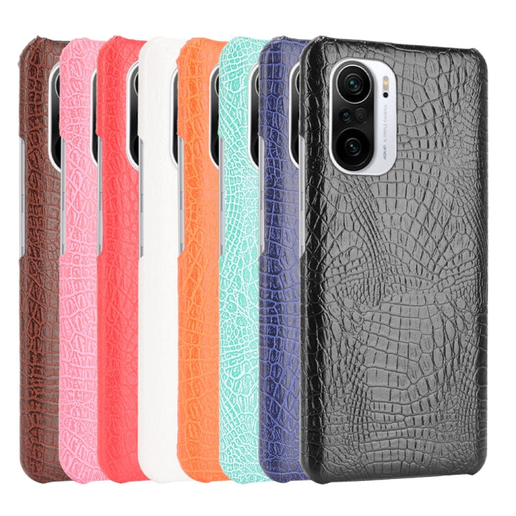 Set of crocodile-texture shockproof phone cases in multiple colors with camera openings