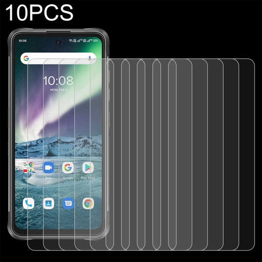 Tempered glass screen protector set for curved smartphone screens, 10 pack