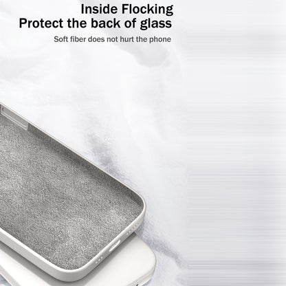 White silicone protective phone case with raised lip for screen and camera coverage