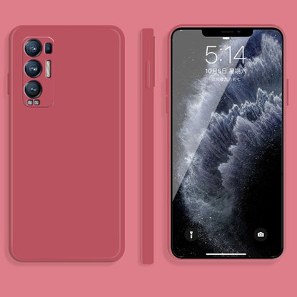 Red liquid silicone phone case, full coverage with camera and button cutouts