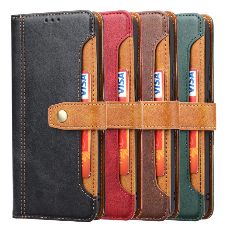 Assorted leather flip phone wallet cases with card slots and photo frame, multiple colors