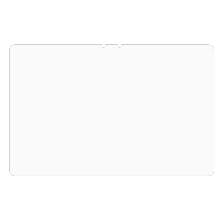 Transparent tempered glass screen protector sheet, rounded rectangular shape