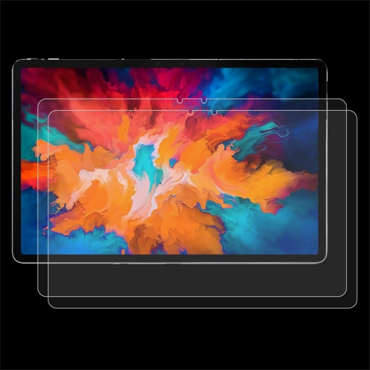 Tablet tempered glass screen protector, clear 2.5D curved edge fit, 2-pack