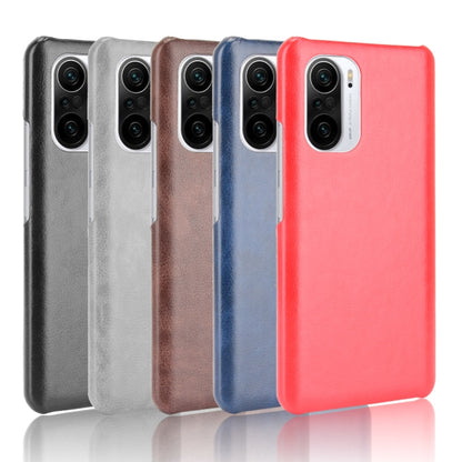 Assorted litchi-texture shockproof phone cases in multiple colors
