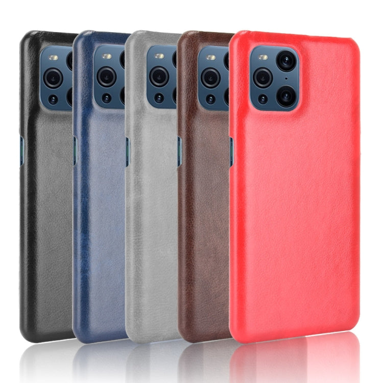Shockproof litchi-texture phone case, multi-color set of black, blue, grey, brown, red