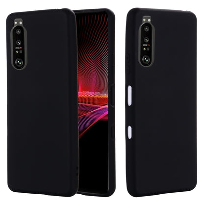 Black full-coverage silicone phone case with camera and speaker cutouts
