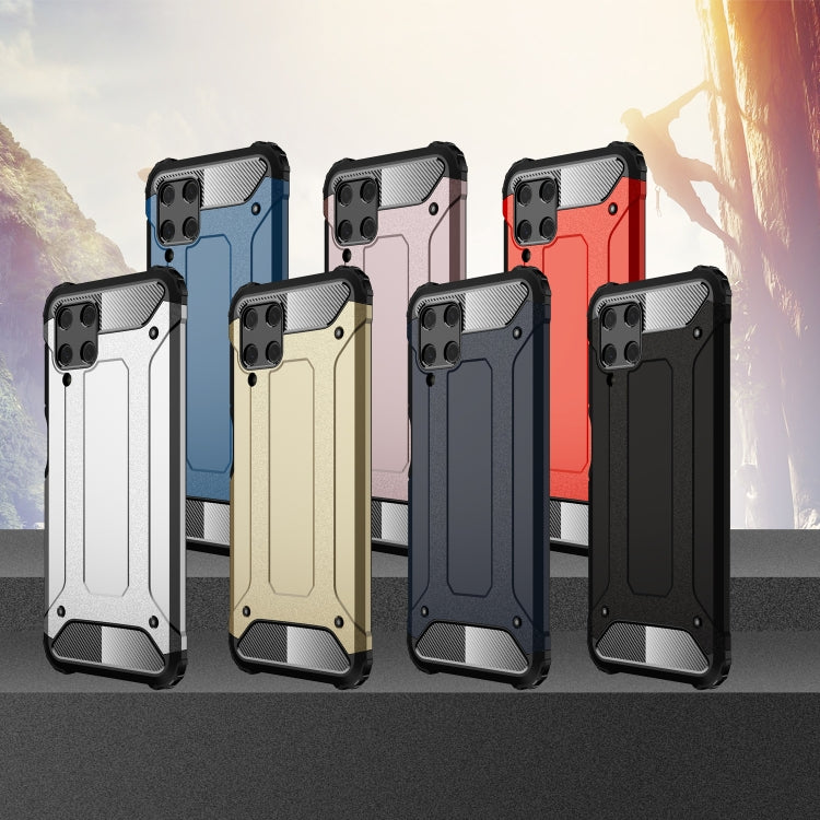 Magic Armor TPU+PC phone case color options set: white, blue, red, beige, black