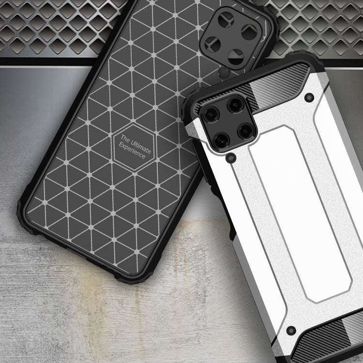 Magic Armor TPU+PC phone cases, white and dark gray with textured grip and camera cutouts