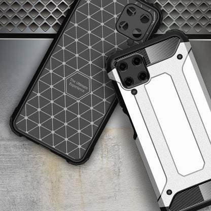 Magic Armor TPU+PC phone cases, white and dark gray with textured grip and camera cutouts