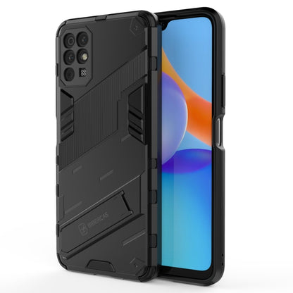 Rugged shockproof phone case, black TPU armor with precise cutouts and side buttons