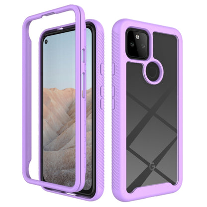 Purple shockproof PC+TPU phone case with raised bezel and camera-ring cutout