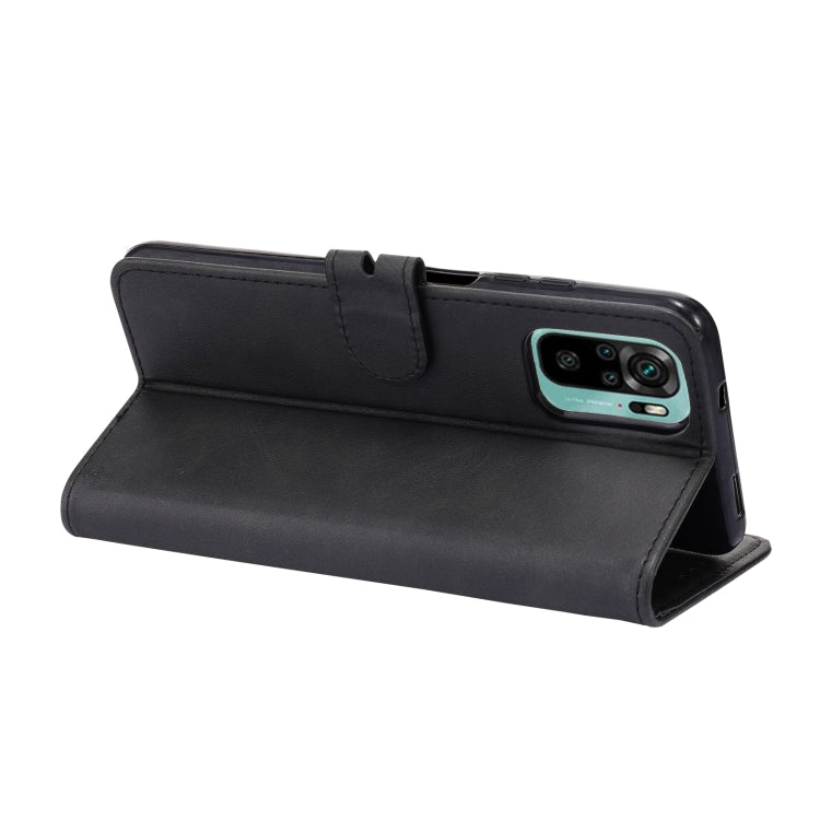 Black wallet-style leather phone case with inner card slots and flip cover