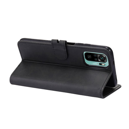 Black wallet-style leather phone case with inner card slots and flip cover