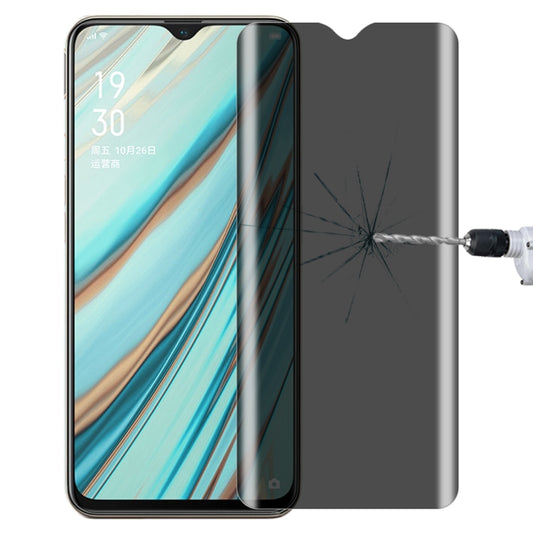 Privacy anti-glare tempered glass screen protector for smartphone, with application tool