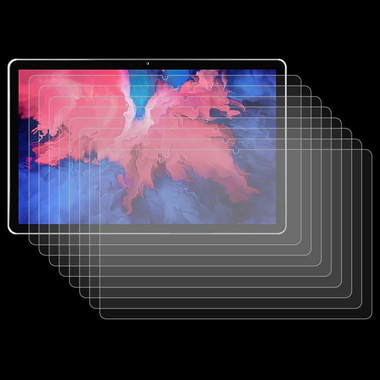 Tablet tempered glass screen protector set, multiple clear films for full coverage