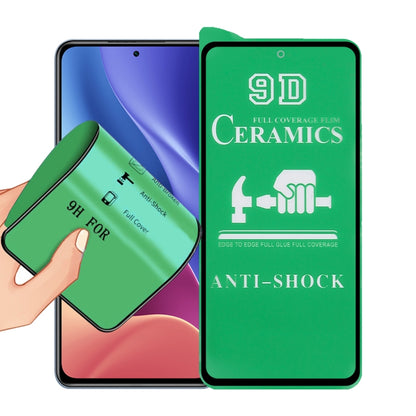 9D full-screen ceramic screen protector film, full-glue anti-shock, phone and green pack